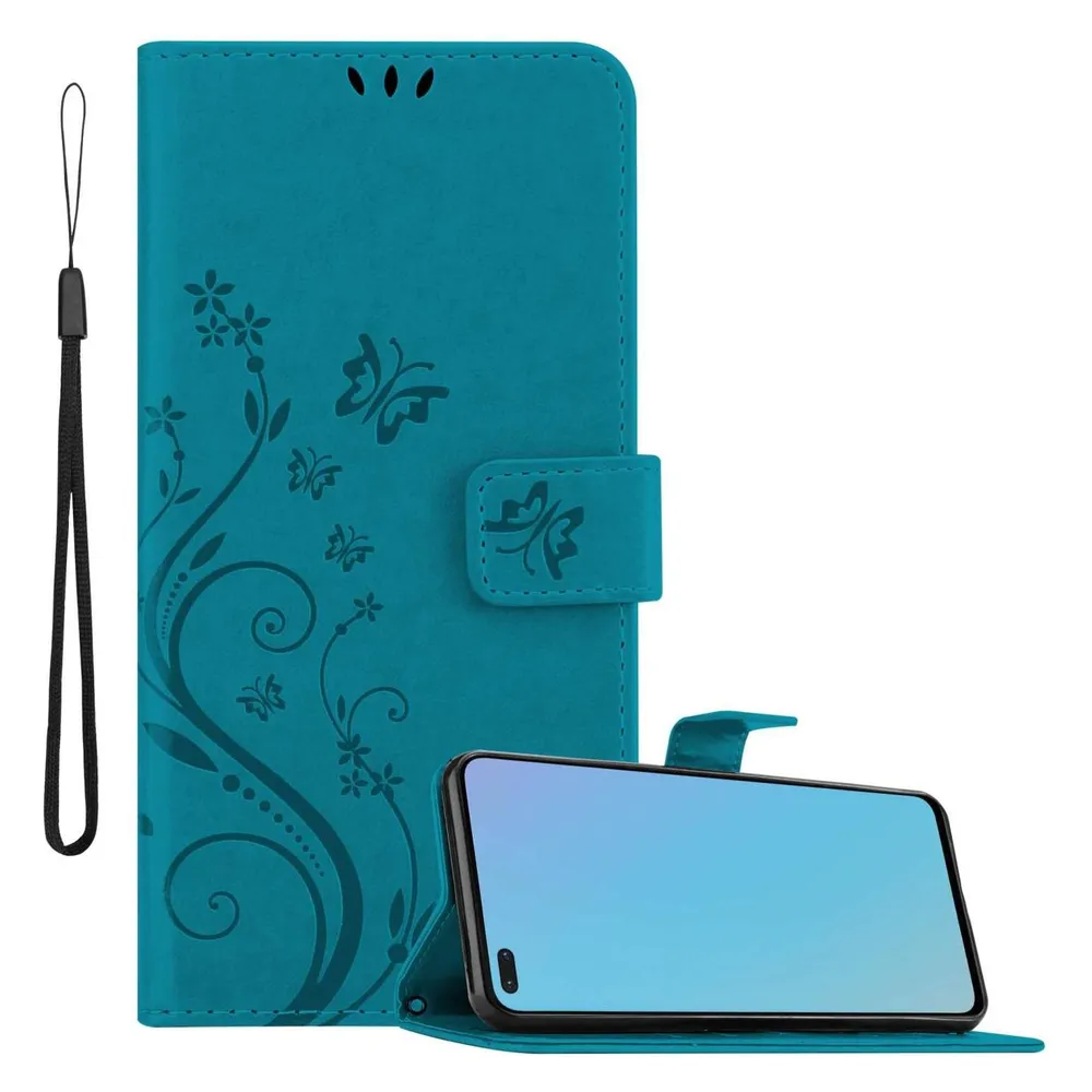 Cadorabo Hülle für OnePlus Nord mit Blumen Muster (OnePlus Nord)