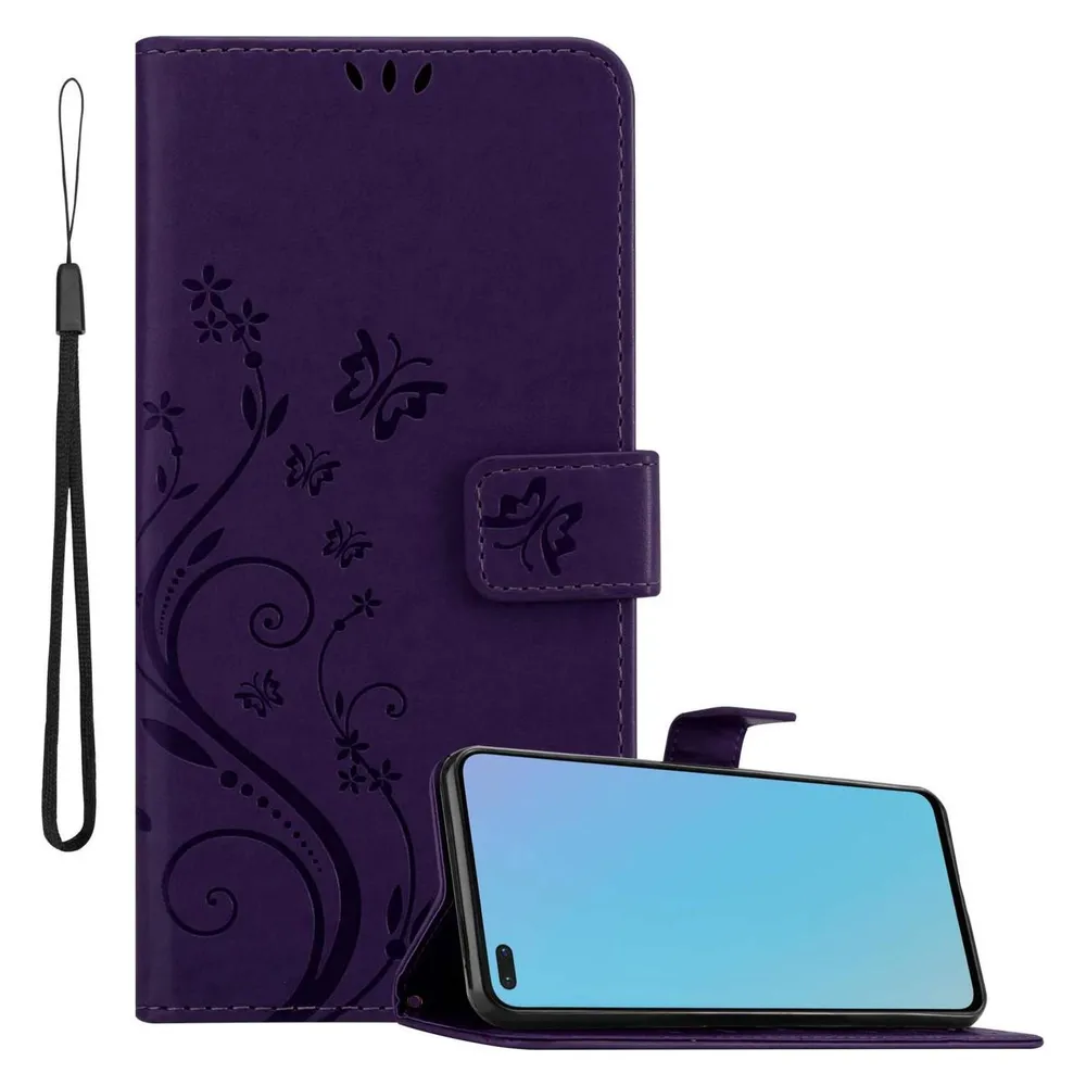 Cadorabo Hülle für OnePlus Nord mit Blumen Muster (OnePlus Nord)