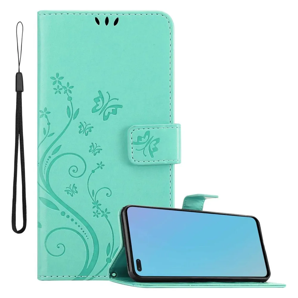 Cadorabo Hülle für OnePlus Nord mit Blumen Muster (OnePlus Nord)