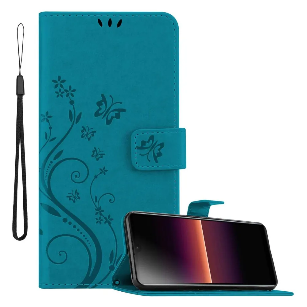 Cadorabo Hülle für Sony Xperia L4 mit Blumen Muster (Sony Xperia L4)