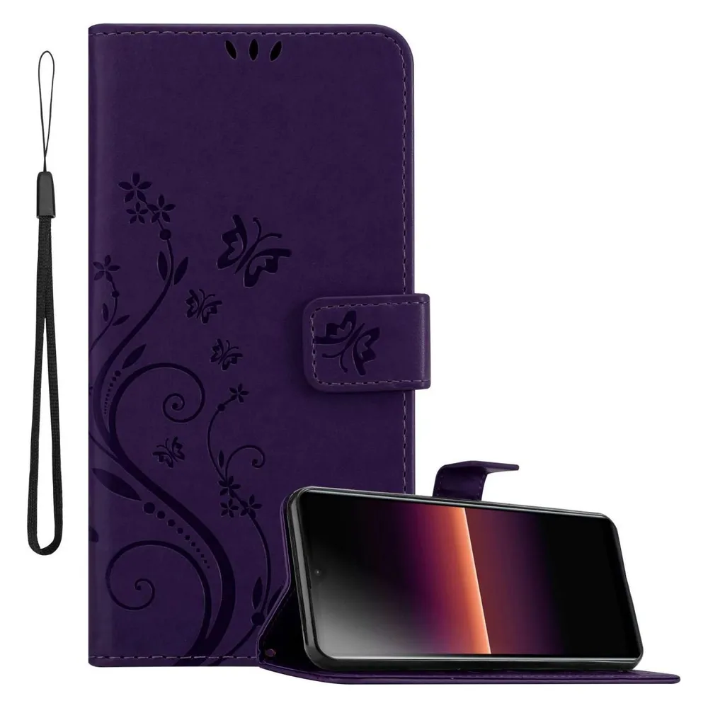 Cadorabo Hülle für Sony Xperia L4 mit Blumen Muster (Sony Xperia L4)