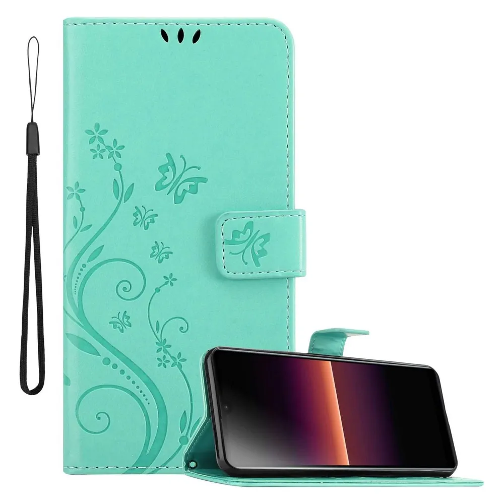 Cadorabo Hülle für Sony Xperia L4 mit Blumen Muster (Sony Xperia L4)