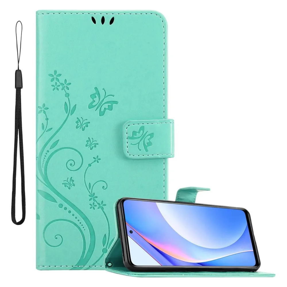 Cadorabo Hülle für Xiaomi Mi 10T LITE mit Blumen Muster (Xiaomi Mi 10T Lite)
