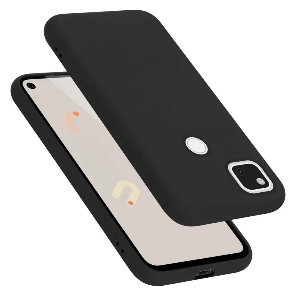Cadorabo Hülle für Google PIXEL 4A 5G TPU im Liquid Case Design (Google Pixel 4a 5G)