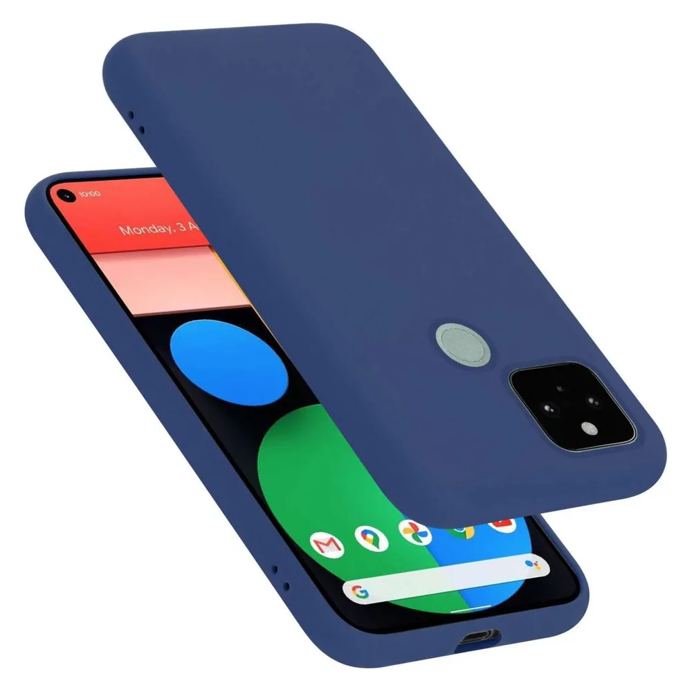 Cadorabo Hülle für Google PIXEL 5 TPU im Liquid Case Design (Google Pixel 5)