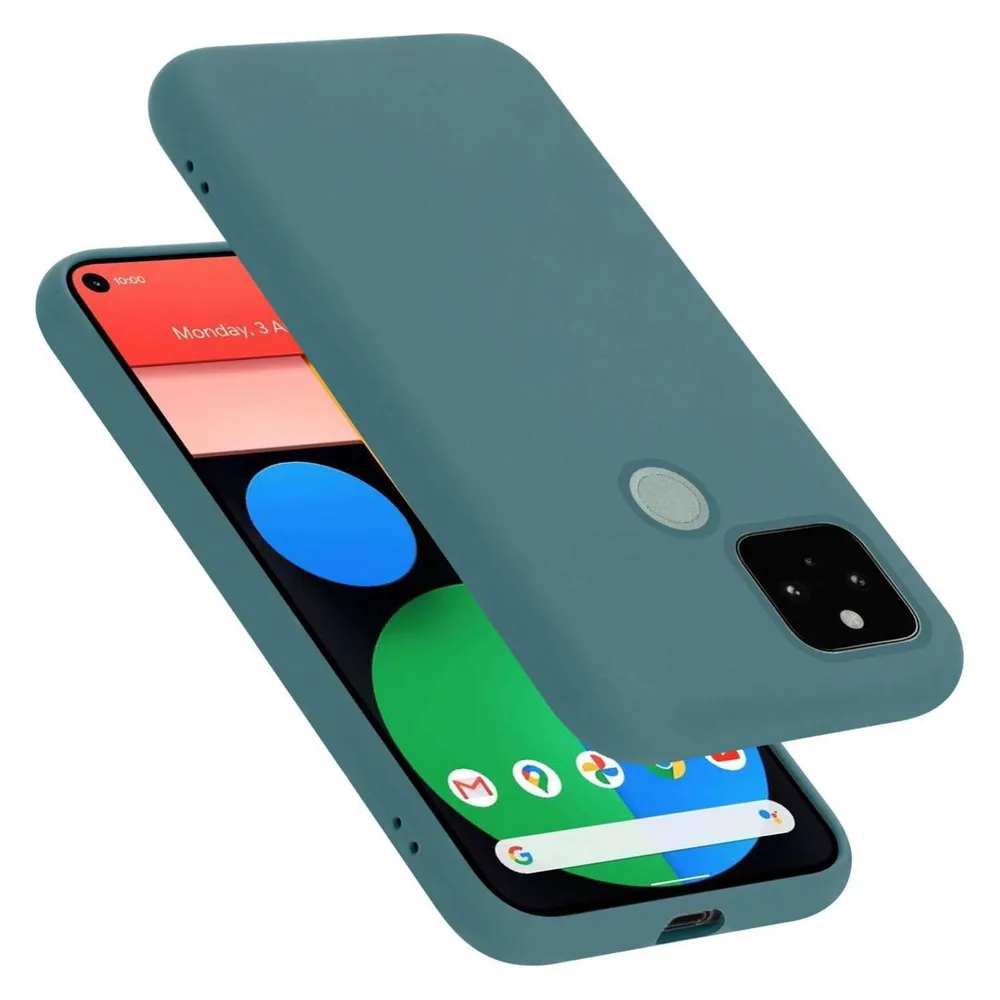 Cadorabo Hülle für Google PIXEL 5 TPU im Liquid Case Design (Google Pixel 5)