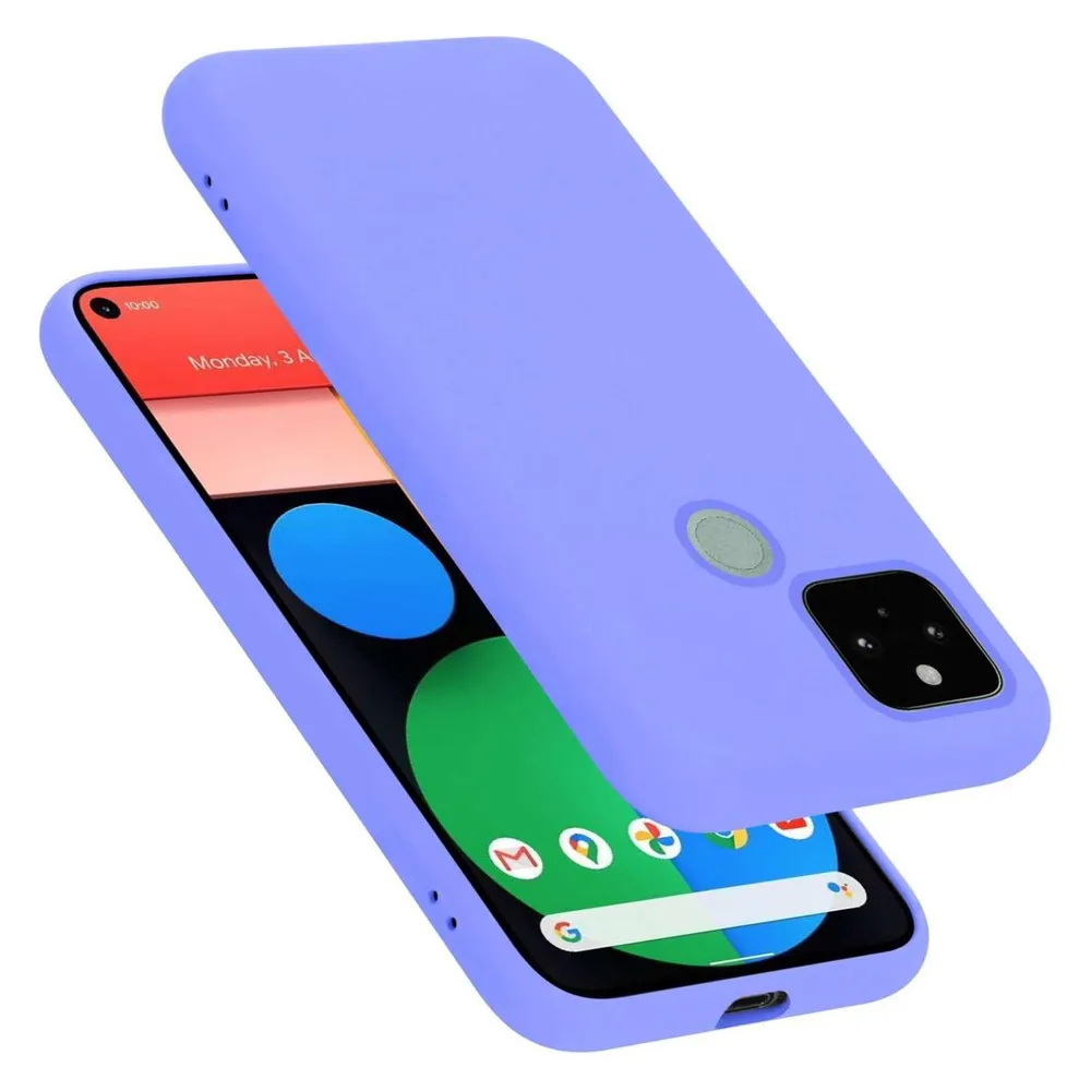 Cadorabo Hülle für Google PIXEL 5 TPU im Liquid Case Design (Google Pixel 5)