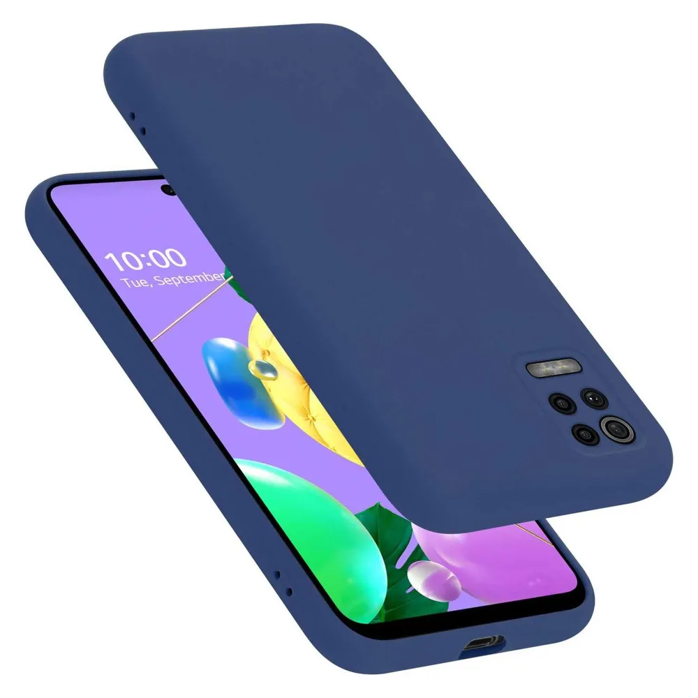 Cadorabo Hülle für LG K52 / K62 / Q52 TPU im Liquid Case Design (LG K52)