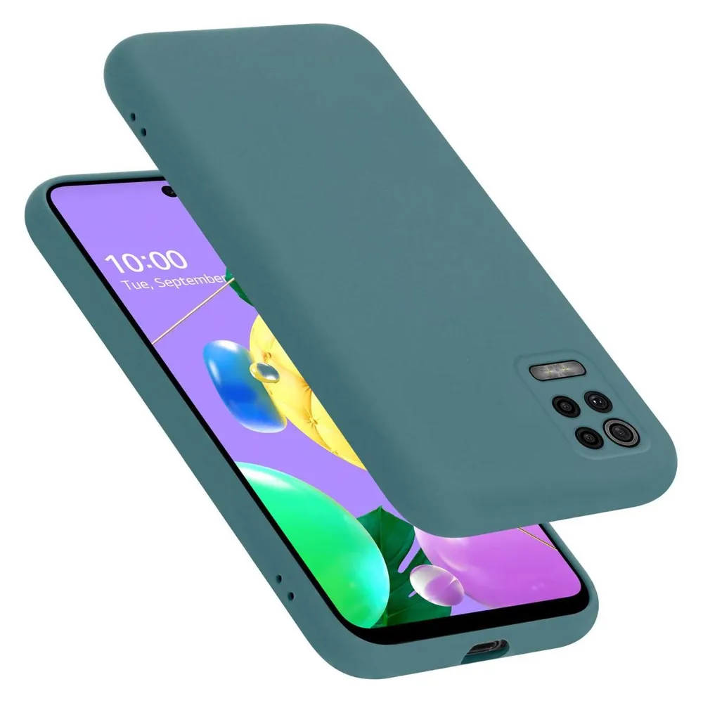 Cadorabo Hülle für LG K52 / K62 / Q52 TPU im Liquid Case Design (LG K52)