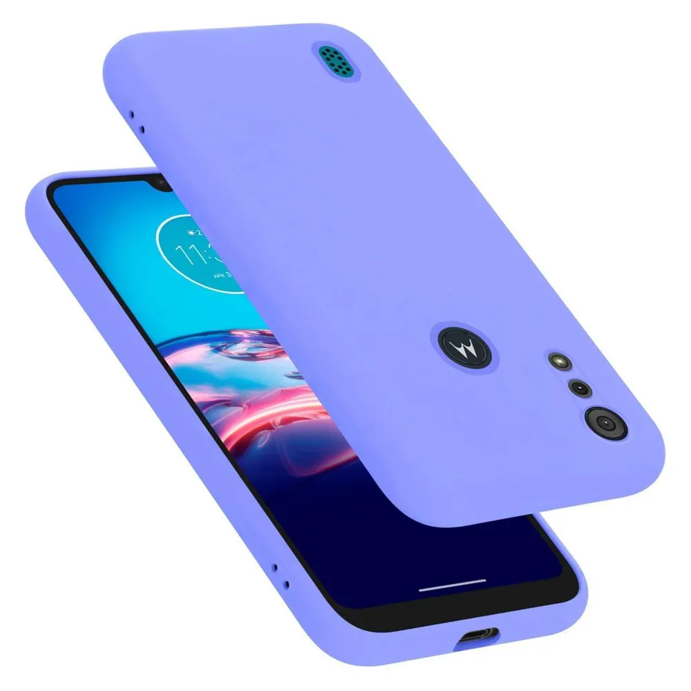 Cadorabo Hülle für Motorola MOTO E6s 2020 TPU im Liquid Case Design (Motorola Moto E6s)