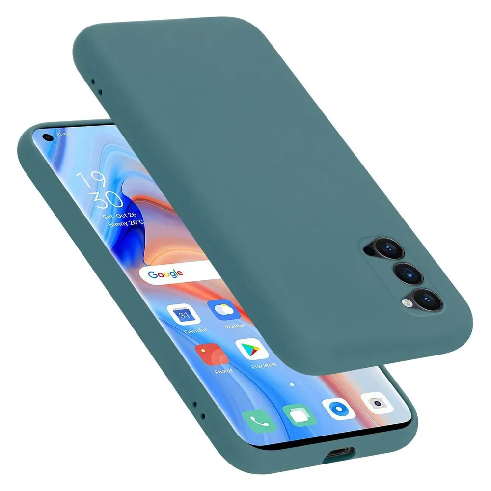 Cadorabo Hülle für Oppo Reno4 PRO TPU im Liquid Case Design (Oppo Reno 4 Pro)