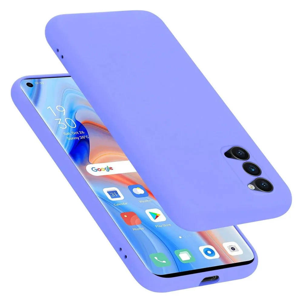 Cadorabo Hülle für Oppo Reno4 PRO TPU im Liquid Case Design (Oppo Reno 4 Pro)