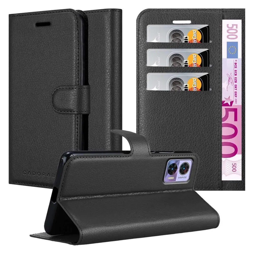 Cadorabo Hülle für Motorola EDGE 30 NEO mit Standfunktion und Magnet