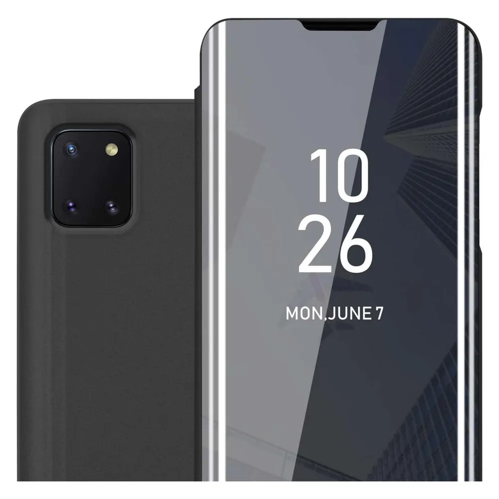 Cadorabo Smart View Book Hülle für Samsung Galaxy A81 / NOTE 10 LITE / M60s mit Spiegel