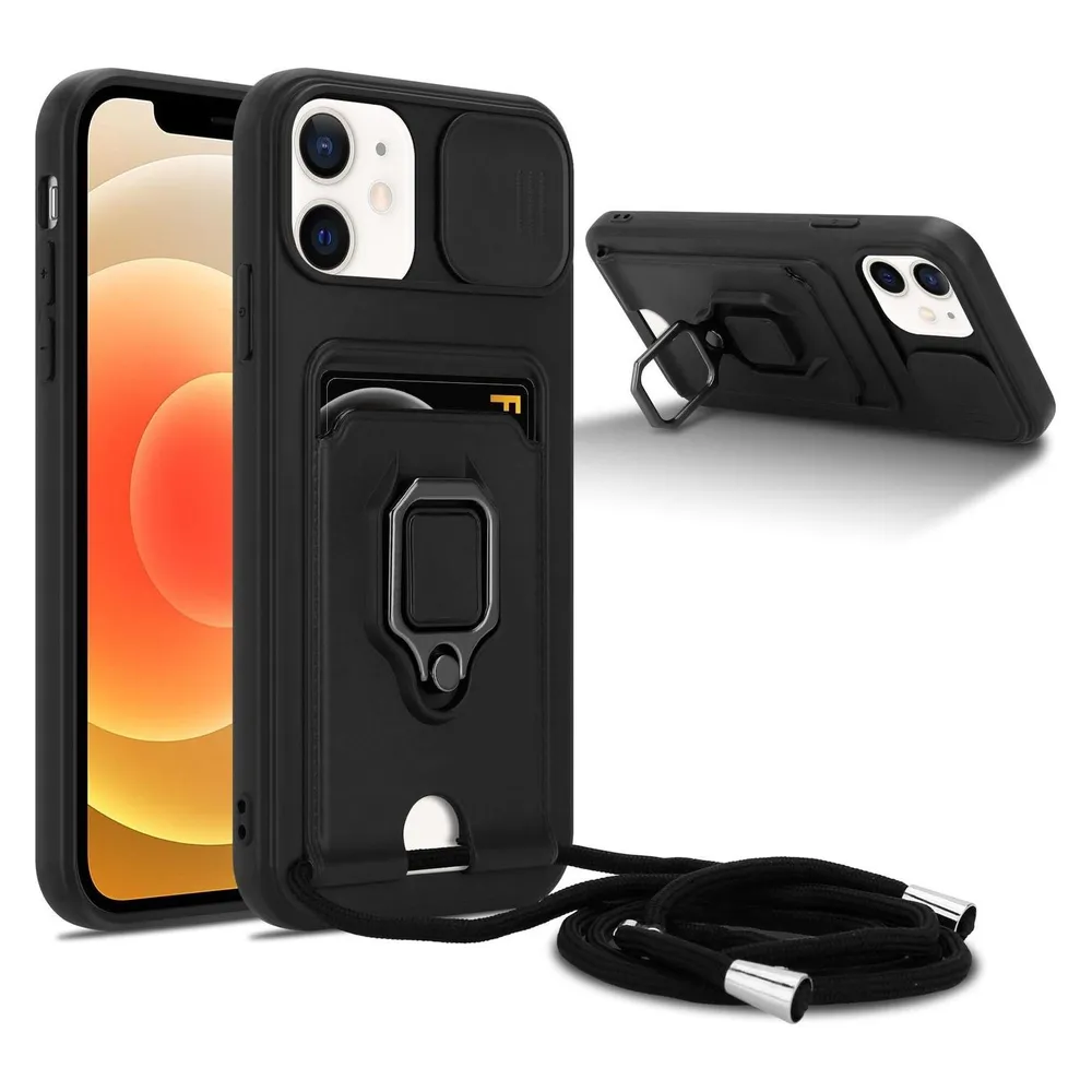 Cadorabo Handykette für Apple iPhone 12 mit Standfunktion