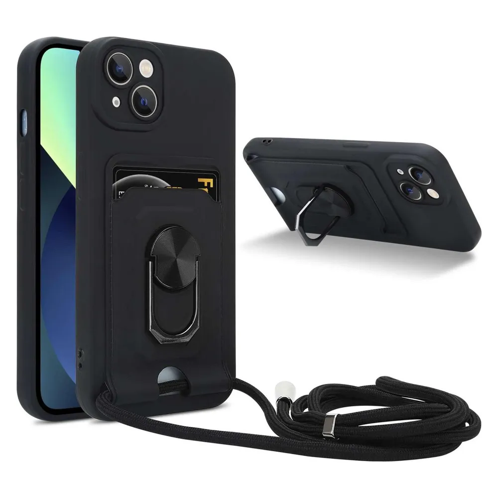 Cadorabo Handykette für Apple iPhone 13 MINI mit Standfunktion