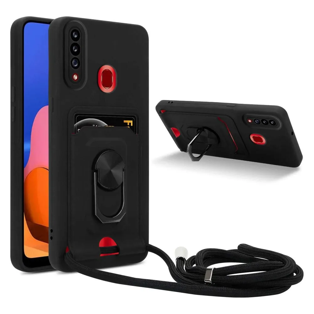 Cadorabo Handykette für Samsung Galaxy A20s mit Standfunktion