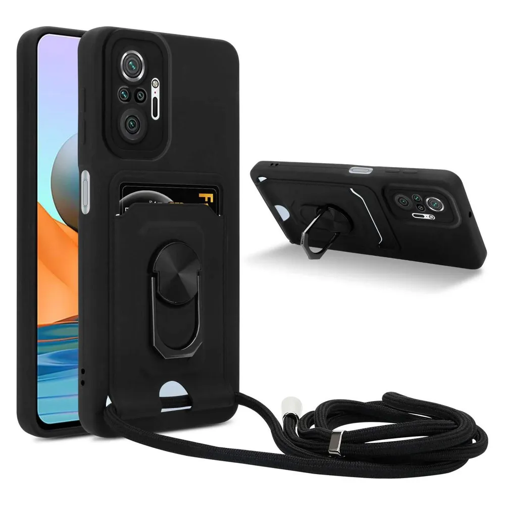 Cadorabo Handykette für Xiaomi RedMi NOTE 10 PRO mit Standfunktion