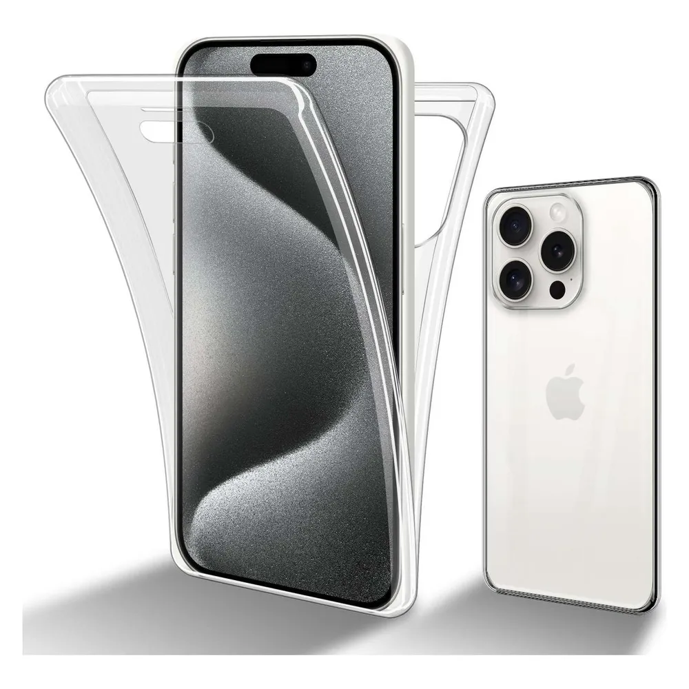 Cadorabo TPU 360 Grad Hülle für Apple iPhone 15 PRO