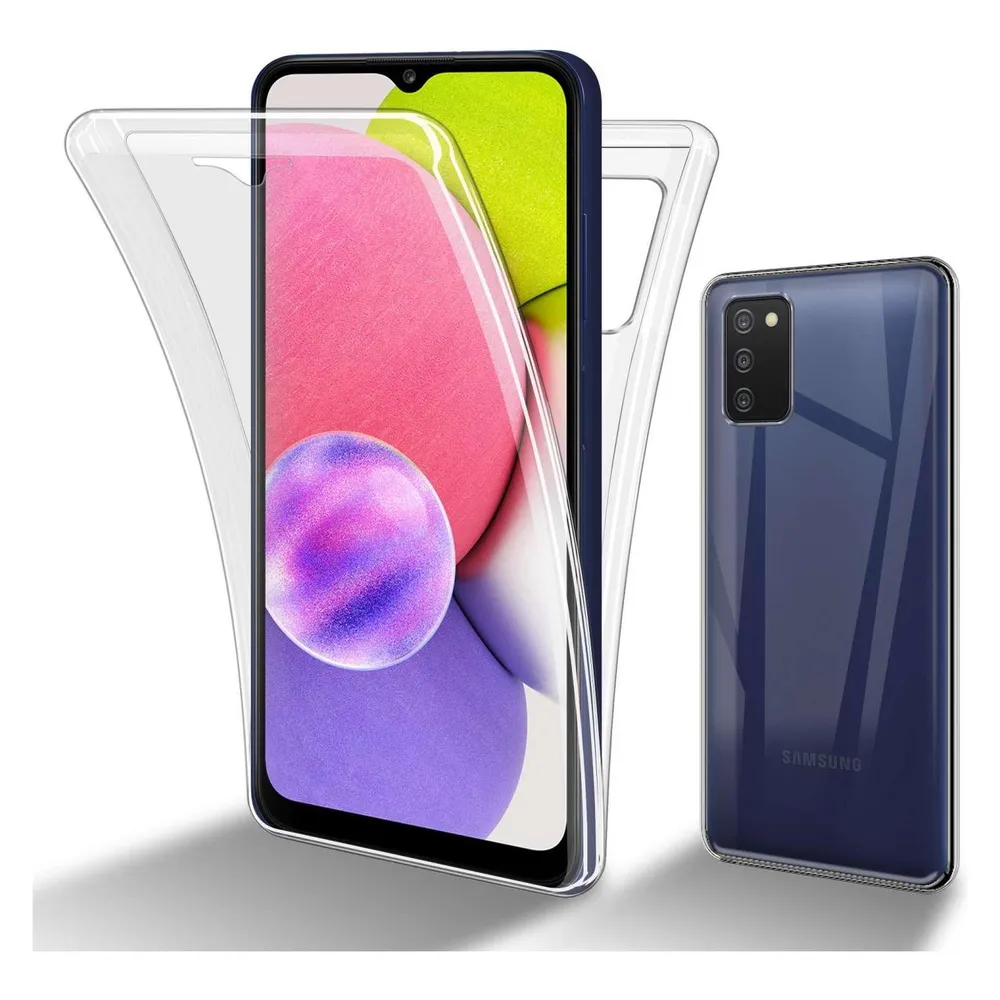 Cadorabo TPU 360 Grad Hülle für Samsung Galaxy A03s