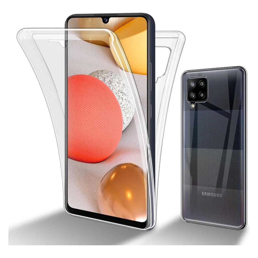 Cadorabo TPU 360 Grad Hülle für Samsung Galaxy A42 4G