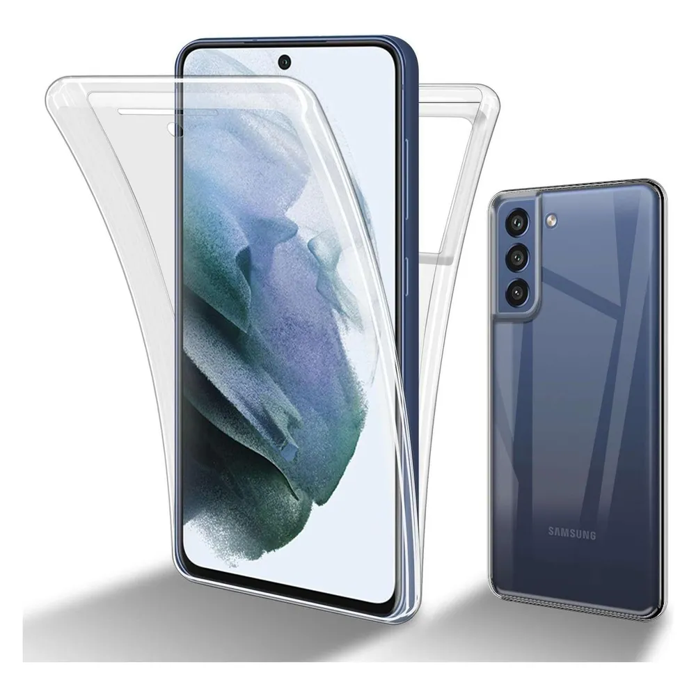 Cadorabo TPU 360 Grad Hülle für Samsung Galaxy S21 FE