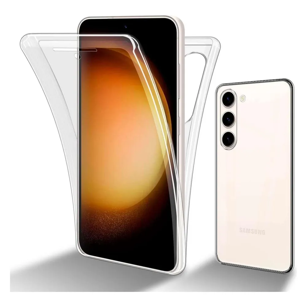 Cadorabo TPU 360 Grad Hülle für Samsung Galaxy S23