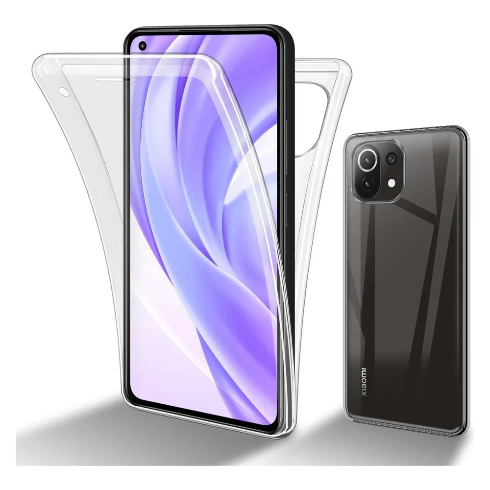 Cadorabo TPU 360 Grad Hülle für Xiaomi Mi 11 LITE (4G / 5G) / 11 LITE NE