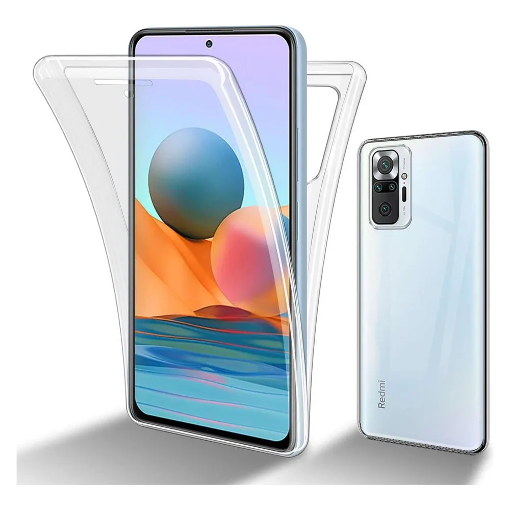 Cadorabo TPU 360 Grad Hülle für Xiaomi RedMi NOTE 10 PRO