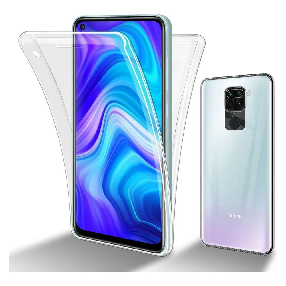 Cadorabo TPU 360 Grad Hülle für Xiaomi RedMi NOTE 9