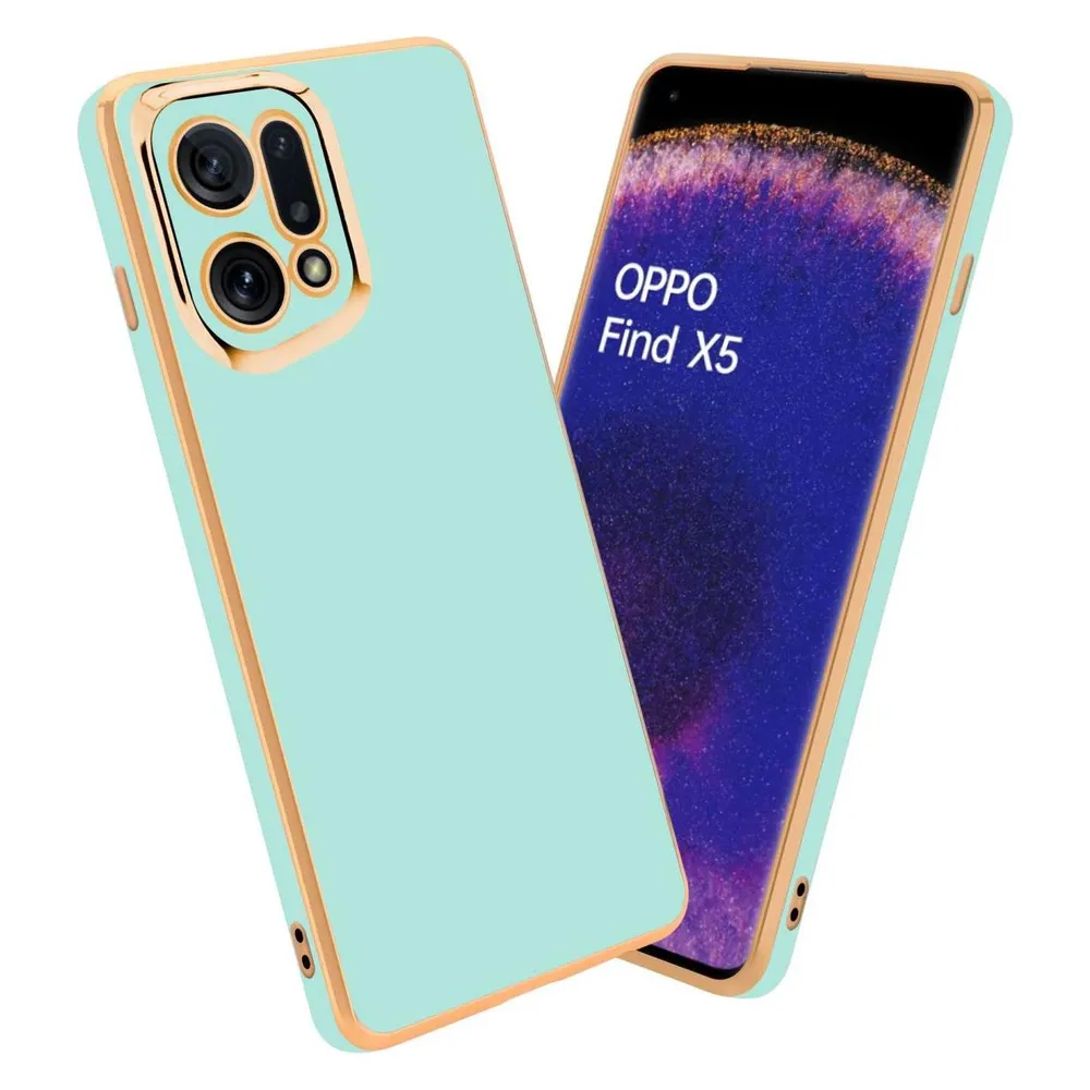 Cadorabo Hülle für Oppo FIND X5 TPU mit Kameraschutz (Oppo Find X5)