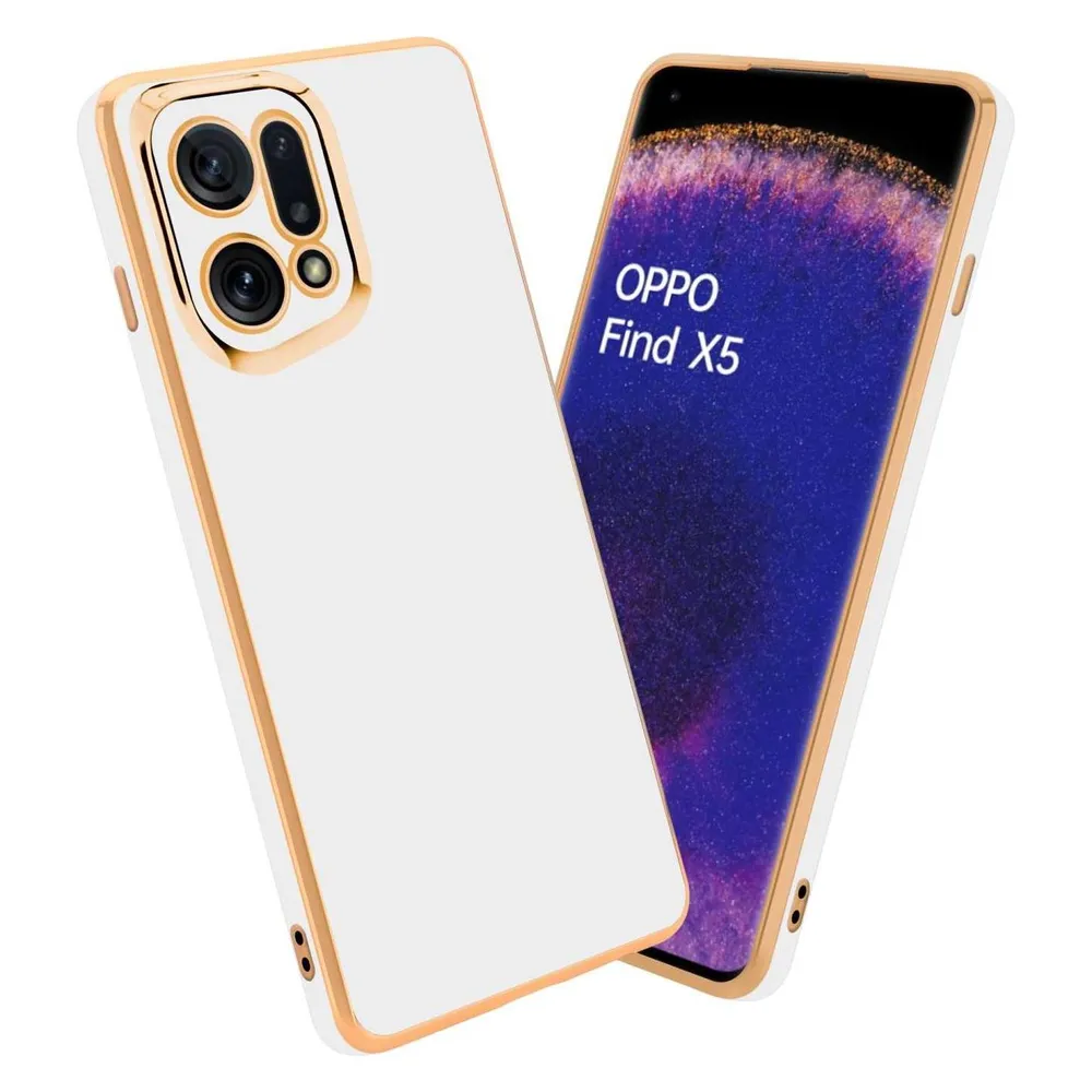 Cadorabo Hülle für Oppo FIND X5 TPU mit Kameraschutz (Oppo Find X5)