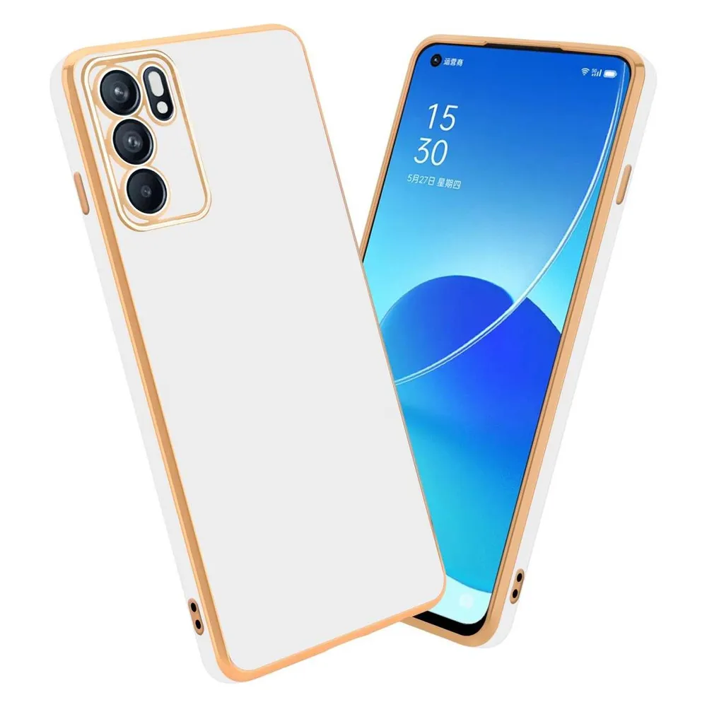 Cadorabo Hülle für Oppo Reno6 5G TPU mit Kameraschutz (Oppo Reno 6 5G)