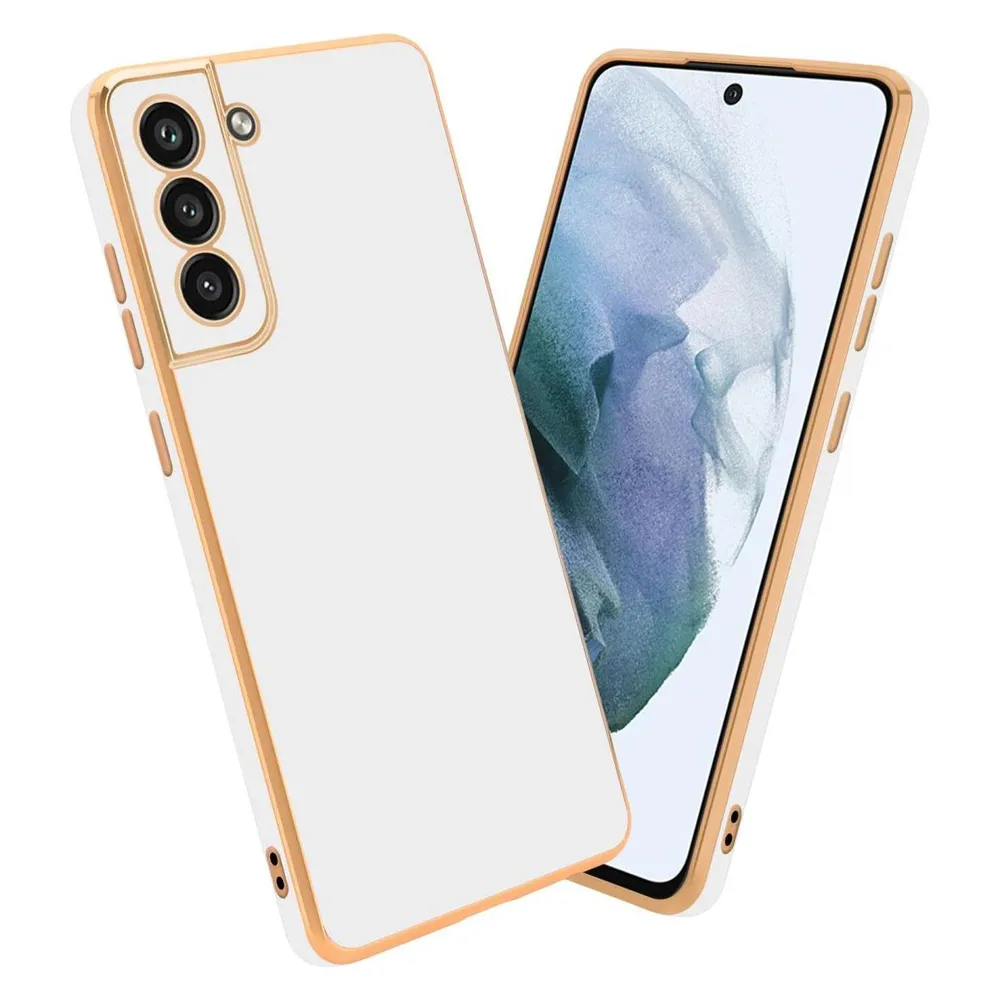 Cadorabo Hülle für Samsung Galaxy S21 FE TPU mit Kameraschutz (Samsung Galaxy S21 FE)