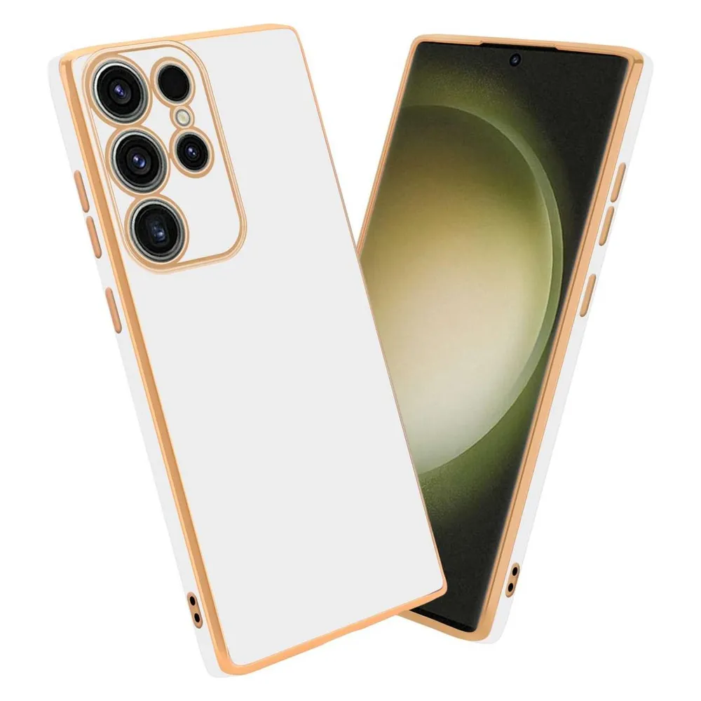 Cadorabo Hülle für Samsung Galaxy S23 ULTRA TPU mit Kameraschutz