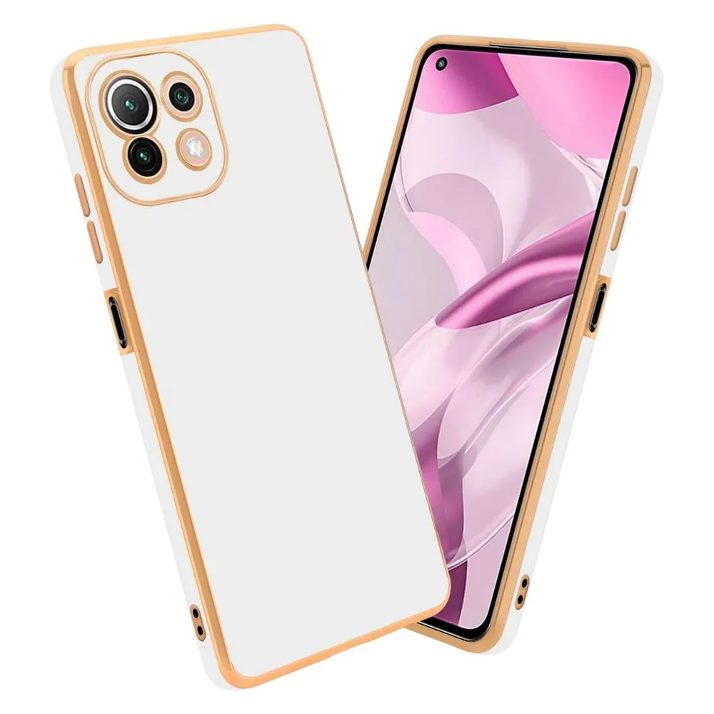 Cadorabo Hülle für Xiaomi Mi 11 LITE (4G / 5G) / 11 LITE NE TPU mit Kameraschutz (Xiaomi Mi 11 Lite, Xiaomi Mi 11 Lite 5G)