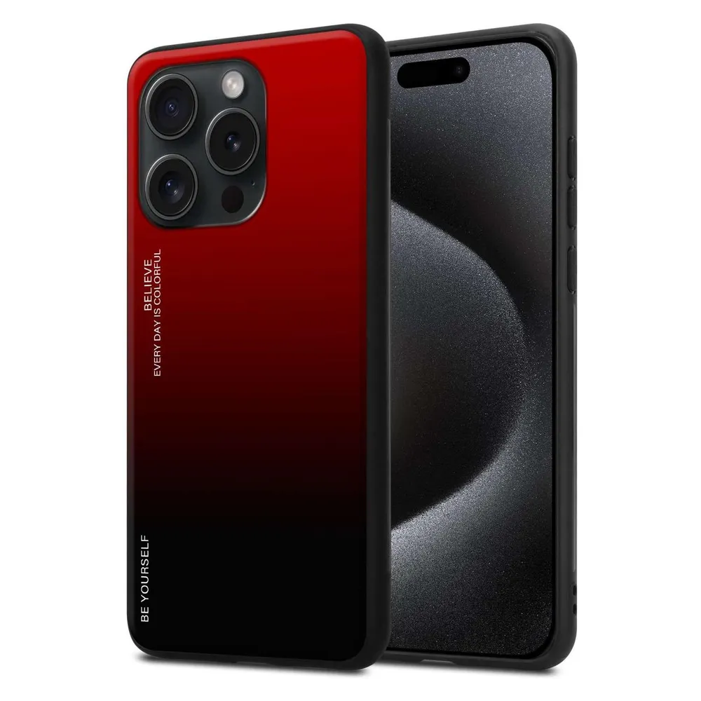 Cadorabo Hülle für Apple iPhone 15 PRO MAX TPU im 2 Farben Design (Apple iPhone 15 Pro Max)