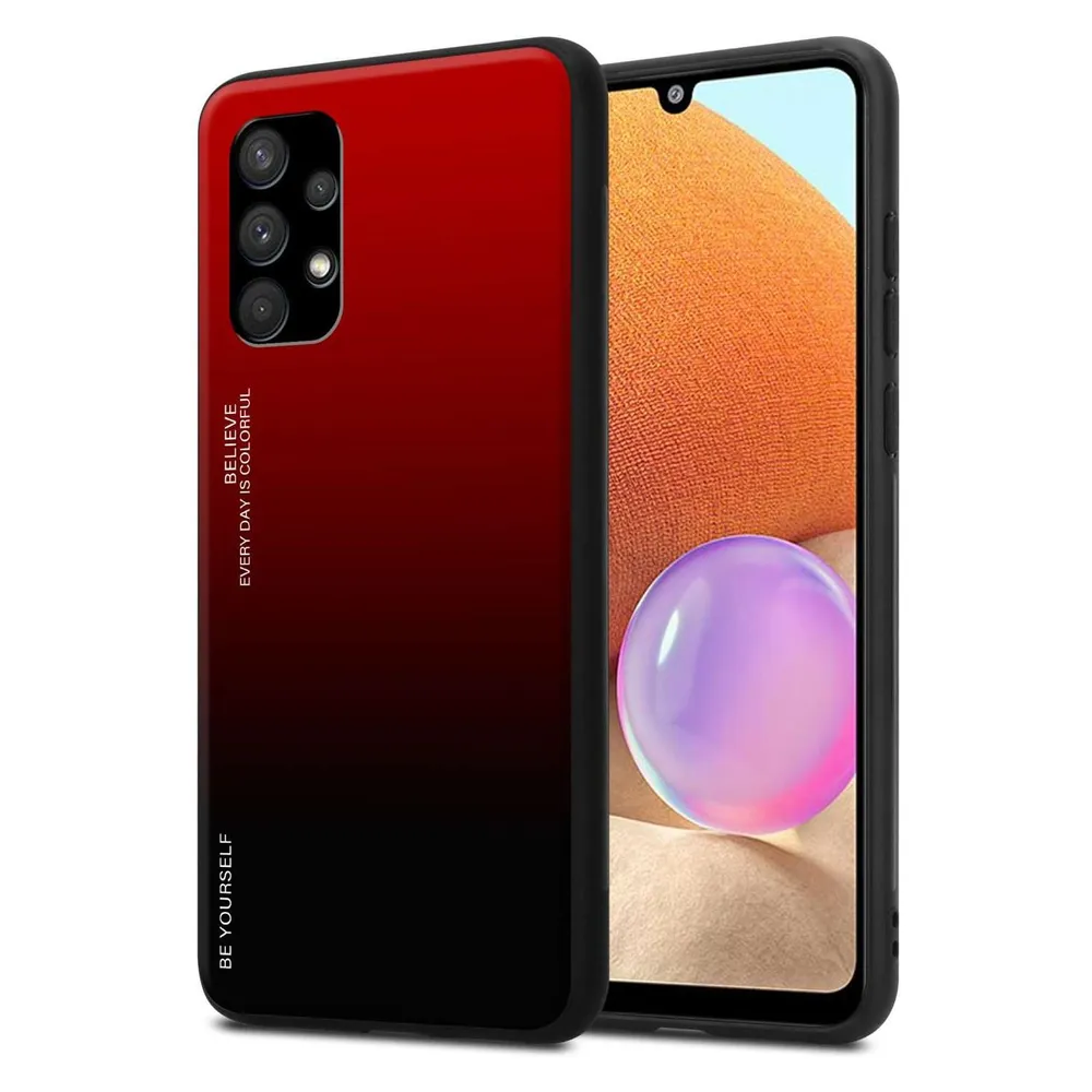 Cadorabo Hülle für Samsung Galaxy A32 4G TPU im 2 Farben Design (Samsung Galaxy A32)