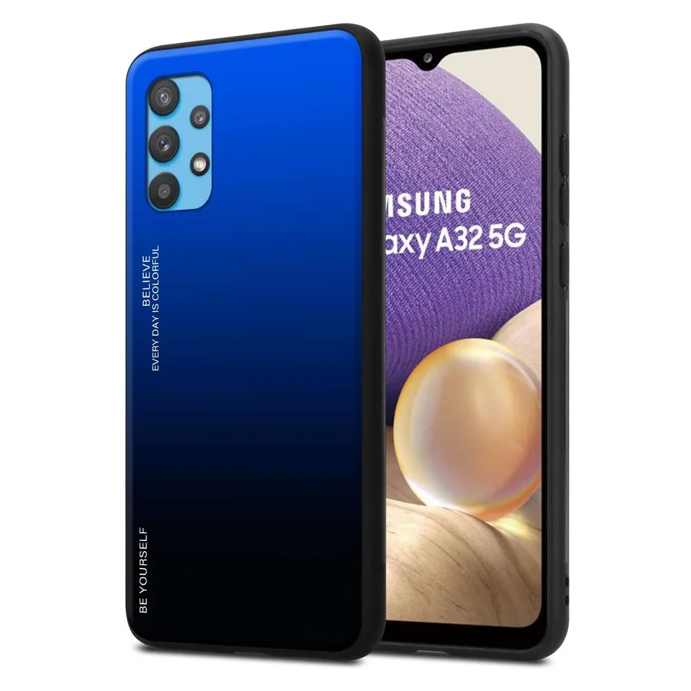 Cadorabo Hülle für Samsung Galaxy A32 5G TPU im 2 Farben Design (Samsung Galaxy A32 5G)