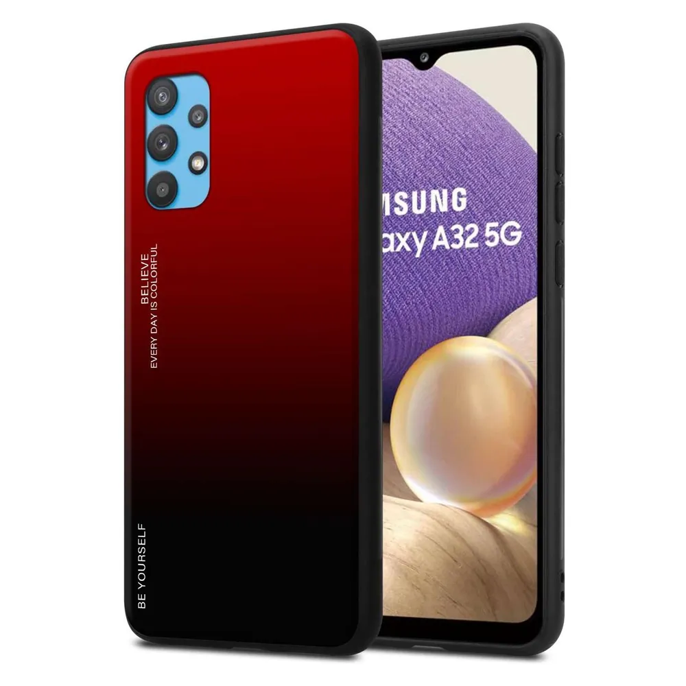 Cadorabo Hülle für Samsung Galaxy A32 5G TPU im 2 Farben Design (Samsung Galaxy A32 5G)
