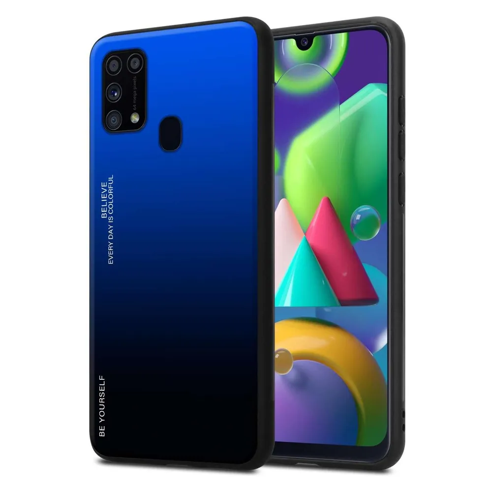 Cadorabo Hülle für Samsung Galaxy M31 TPU im 2 Farben Design (Samsung Galaxy M31)
