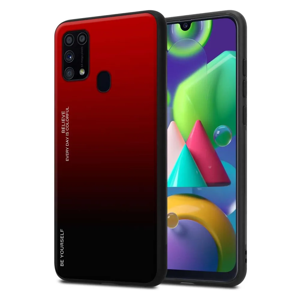Cadorabo Hülle für Samsung Galaxy M31 TPU im 2 Farben Design (Samsung Galaxy M31)