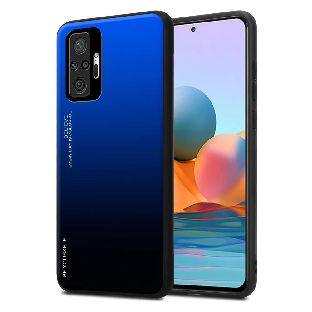 Cadorabo Hülle für Xiaomi RedMi NOTE 10 PRO TPU im 2 Farben Design (Xiaomi Redmi Note 10 Pro)