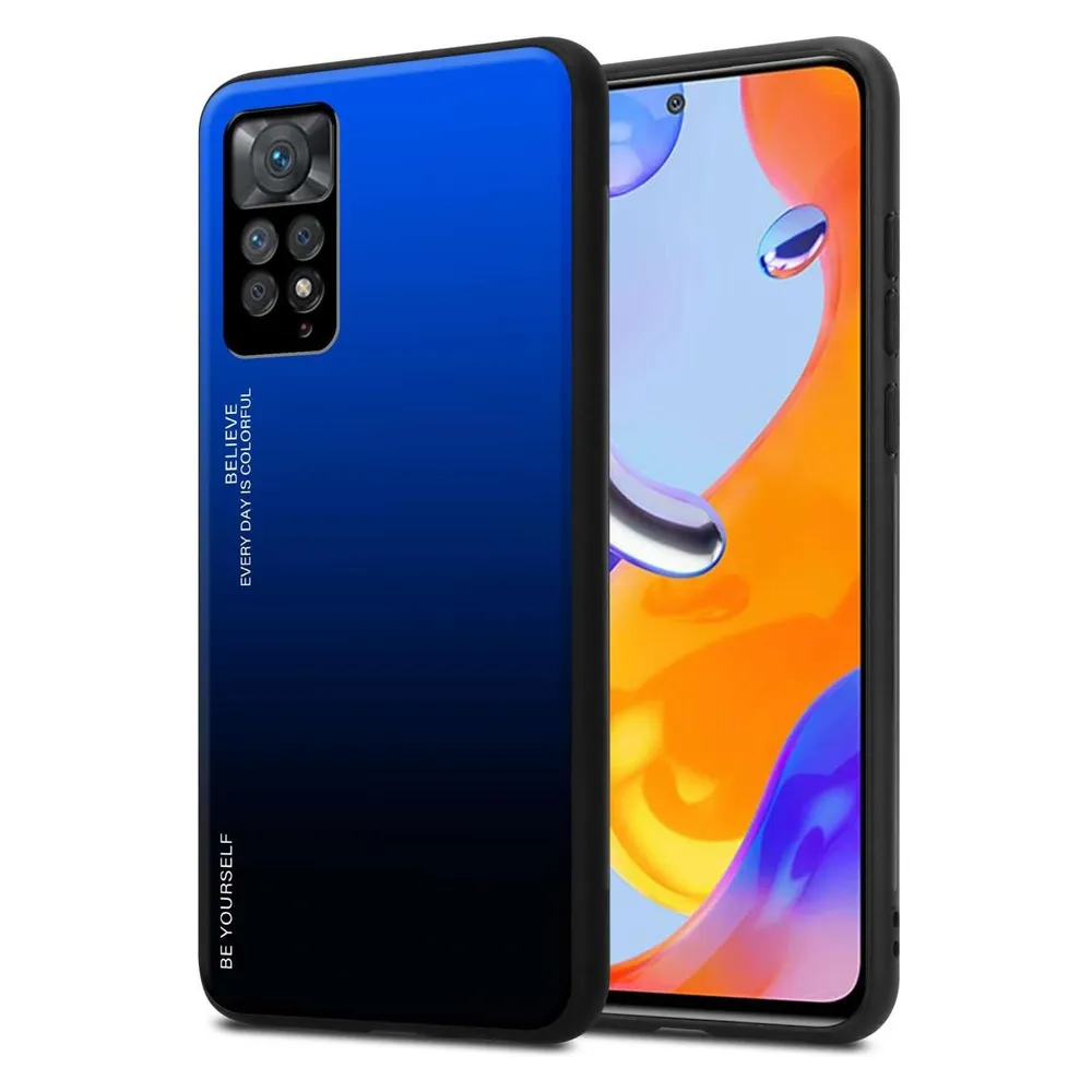 Cadorabo Hülle für Xiaomi RedMi NOTE 11 PRO 4G / 5G TPU im 2 Farben Design (Xiaomi Redmi Note 11 Pro, Xiaomi Redmi Note 11 Pro 5G)
