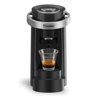 Kapselmaschine Caffè Borbone Bluemoon 0,9L 15 Bar Touch Schwarz Chrom