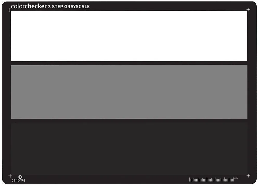 Calibrite ColorChecker 3-Step Grayscale