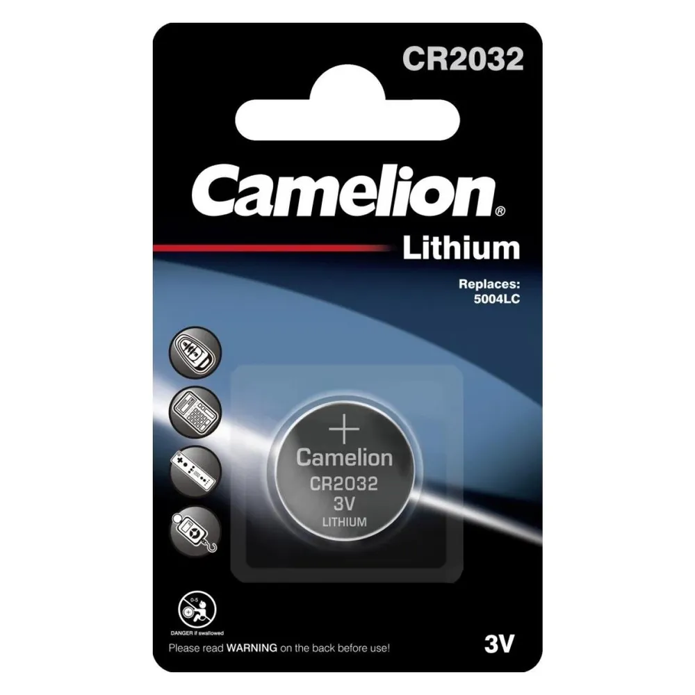 CAMELION Knopfzelle, CR2032, Lithium, 3 V, 220 mAh, 1 St.