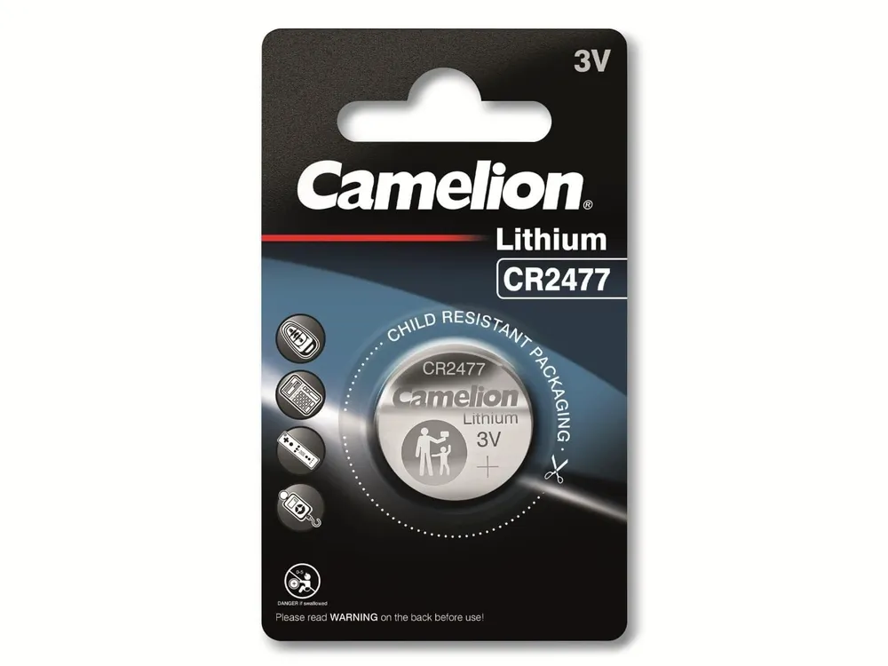 CAMELION Knopfzelle CR2477, 1 St.
