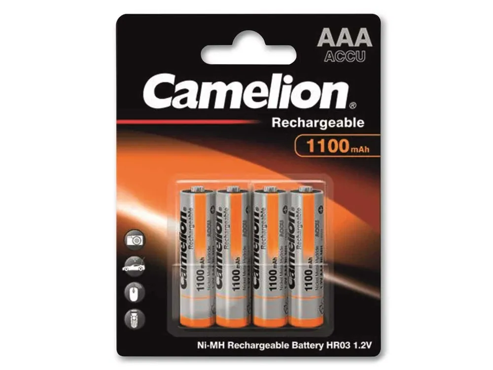 CAMELION NiMH-Micro-Akku 1100 mAh, 4 Stück
