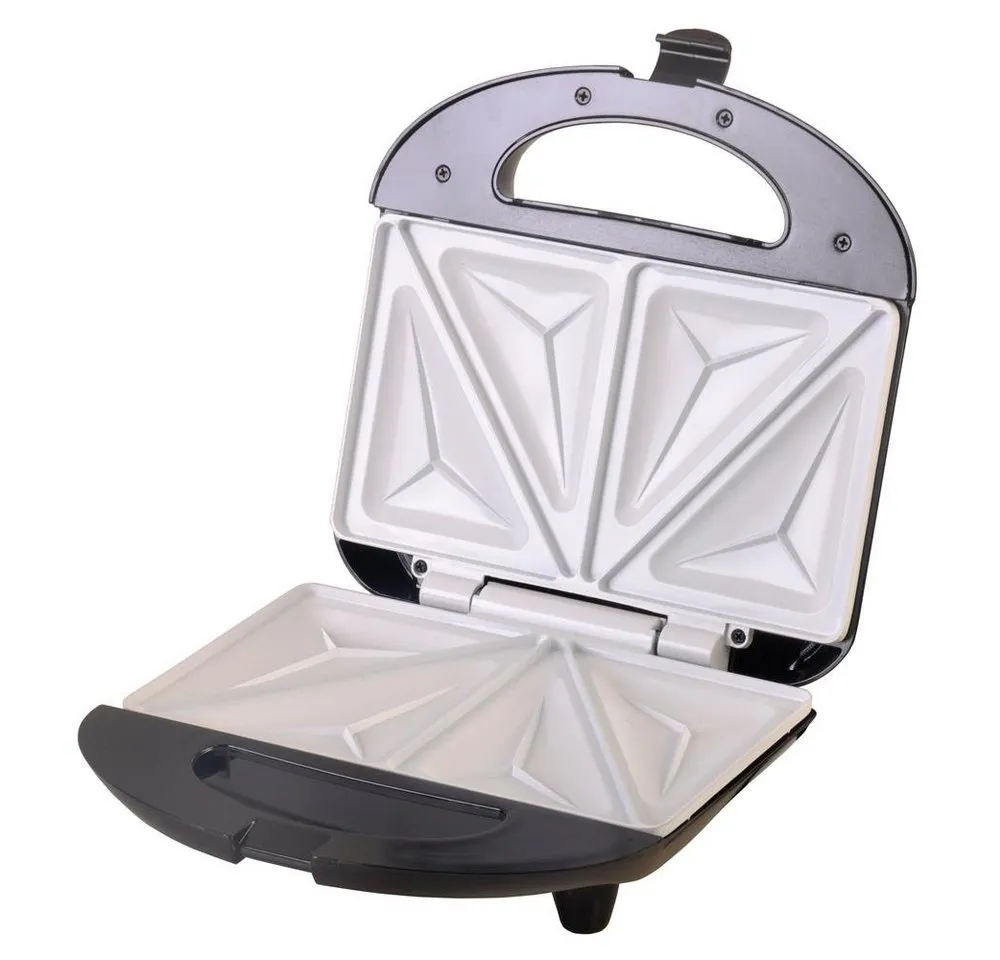 Camry Sandwichmaker CR 3018, 850 W, mit Keramikbeschichtung, Kontrollleuchten, Cool-Touch-Griff